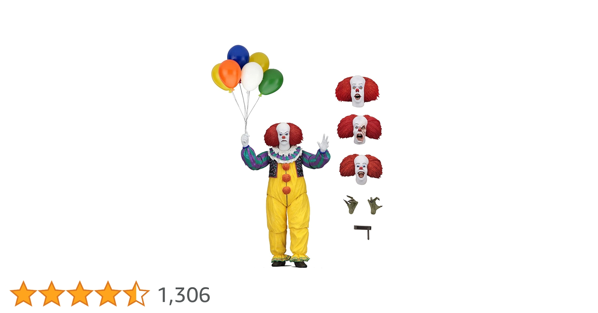 IT ペニーワイズ フィギュア エンターベイ レア アメトイ IT 1990 ムービー ギャラリー ペニーワイズ スタチュー